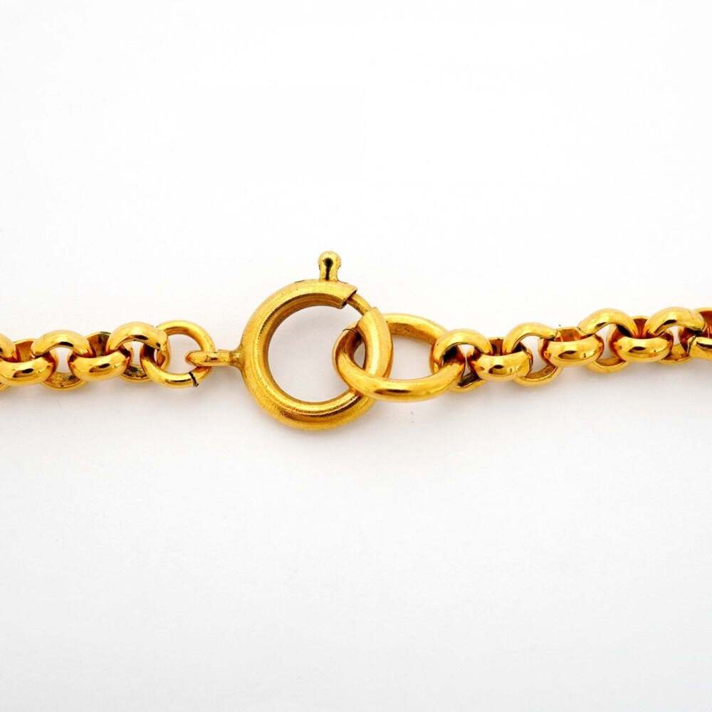CHANEL Gold Logo Necklace - Picture 4 of 6